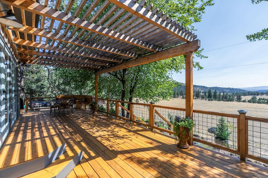 A dream location with 75+/- acres with 10 acres of well irrigation water rights located in the McKay Creek valley. The most desired valley located just north of Prineville. Completely renovated 1,842 sf, 2 bedroom, 2 bathroom, amazing mudroom with dog wash station just off the back deck. Open concept living, solid oak flooring, vaulted ceilings in living room, 2 sets of French doors that open onto a spacious deck with beautiful valley views. Chefs kitchen with quartz countertop, custom cabinets and ss appliances. Large custom dog kennel with attached run. Property is fenced, gated, 2 stall barn with tack room, outdoor sand arena, storage buildings, natural spring and approximately 2 miles from forest service land. Come enjoy this private setting surrounded by mature trees.