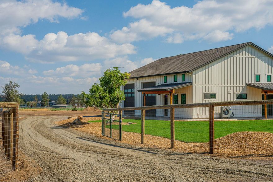 Undeniably unique opportunity on nearly 20 acres in Tumalo w/ panoramic Cascade Mountain Views & 10 acres of irrigation rights. This build-ready beauty is ready for your new home w/ an already existing newly constructed 48x60 stick-built shop complete w/ epoxy floors, four 12' tall pull through doors, bonus space w/ kitchenette, full bathroom, work room, washer/dryer, storage mezzanine, & more. Approved & established 2 acre homesite sits perfectly for panoramic mountain views! Other improvements include a 10' deep fully lined irrigation pond, 7.5HP Grundfos variable speed submersible irrigation pump, new 1,100 feet wheel line & mover, power to homesite w/ new CEC transformer, new PEX water line from well to new underground 1500-gallon cistern & from shop to new homesite, 1 HP variable speed constant pressure cistern pump, & new water/well closet in shop w/ sediment & blue light water filter. Property backs to BLM for access to miles of trails. So many possibilities, dream away!