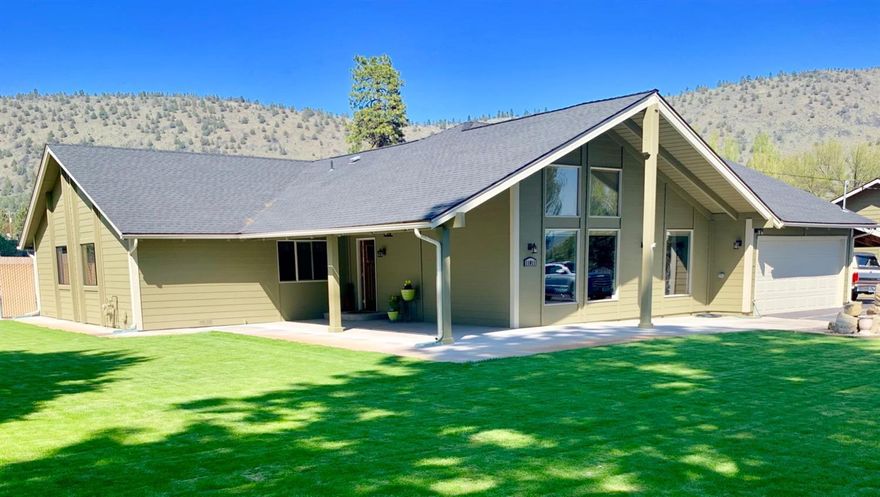 This home and been completely updated! It boasts in ground sprinkler system in both the front and back. There is a new well pump and motor (2012), Hard wired roof and gutter heat tape on north side of home, custom concrete surrounding home, Marquis Euphoria 400 gallon spa with new cover (2016), Vinyl privacy fencing (interior yard) and chain link on exterior yard, Rinnai tankless water heater (2010), In 2010 new insulation blown into attic, New windows and doors in 2010, Reverse Osmosis Water System in Kitchen, Walk in closets in all bedrooms, Maple flooring in kitchen and entry, new carpet in 2014, Bose surround sound in living room, New septic tank in 2017, Lennox Dual fuel Heating & Air System in 2010, Newly painted in 2018, Hunter Douglas blinds throughout home, and a 40 year architectural shingles room in 2005. This home is turnkey!