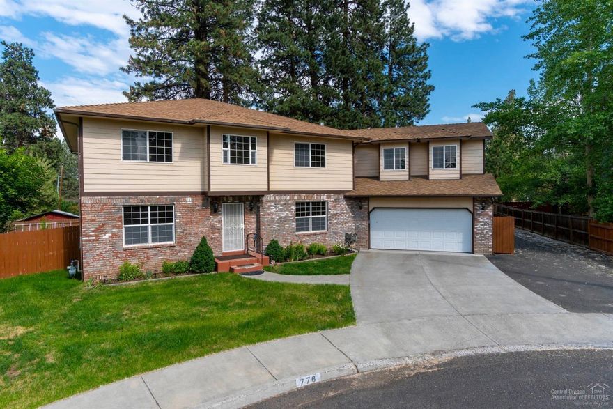 Live large in Bend's Orchard District! At the end of the cul-de-sac for your privacy, with RV parking and huge Ponderosa Pines on this over sized lot. Enjoy the multiple en-suites and large bonus room. Private access to one room could get you income from a rental. Great schools and services nearby with good access to parking and shopping too. Few homes for sale in this neighborhood attest to the livability of the area. Drive by now and call to schedule a tour.