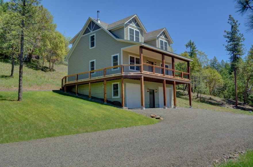 Brand new custom home with the 2018 final occupancy just received. With BLM on the South side & National Forest on the east side & amazing views! Stunning elegant decor, vaulted ceilings & many energy efficient extras & quality features that are too many to list-ask your broker for the detailed list. Top quality from top to bottom, from your soft-close cabinets to your wrap around covered deck, custom tile floors, all steel ductwork, one foot thick foundation with double rebar, ManaBloc water distribution system...the list goes on. Parking for RVs, trailers, rigs, trucks, toys. You must check this property out! Just shy of 40 acres, lots of flat usable land & two seasonal creeks & another hidden meadow, just through the trees! Facing south, there is a view of Roxy Ann, Mount Ashland & Wagner Butte! Your Southern Oregon dream property, your gateway to Crater Lake & dozens of waterfalls, awaits you! Keywords: remote, secluded, isolated, private, BLM, National Forest.