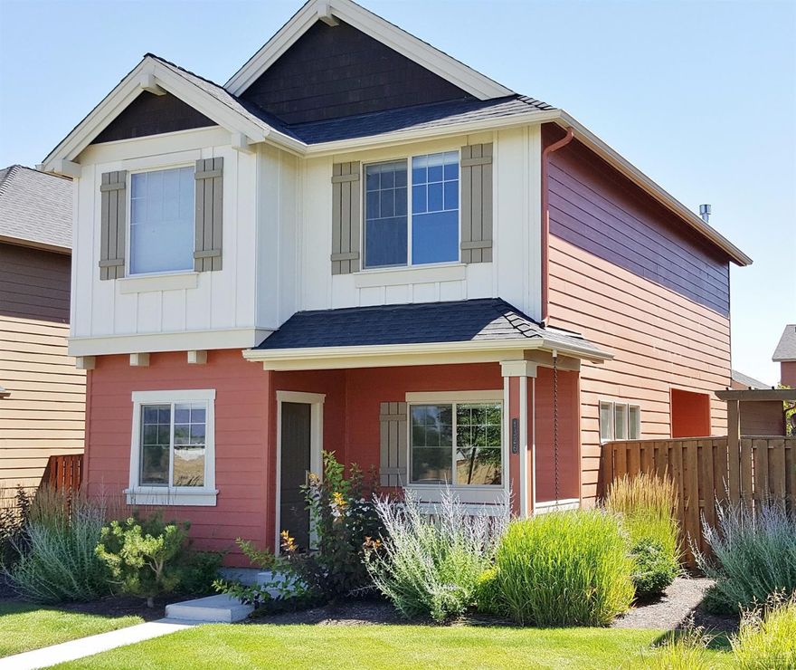 The 1st Time Home Buyer or Investor will enjoy this beautiful Pahlisch Home in the inviting neighborhood of Ochoco Pointe. Enjoy the green space & pool just across the street. Great room space has new carpet, gas fireplace with views of the green space. Hardwood flooring in kitchen & dining areas, tile counters & tons of storage. Slider off of dining area leads to a private side fenced patio. Master bath has double sink vanity, tile counters & flooring. Gas forced air heat, double car garage w/alley access.