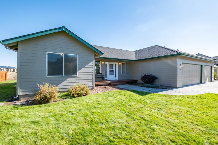 Move-in ready, sought-out single level home in a private neighborhood. 2025 new flooring, exterior & interior paint, cabinets refinished and more. Home has 3 nice-sized bedrooms (with large closets) that include a large primary en suite. Enjoy the open concept living, walk-in pantry, and large laundry room.