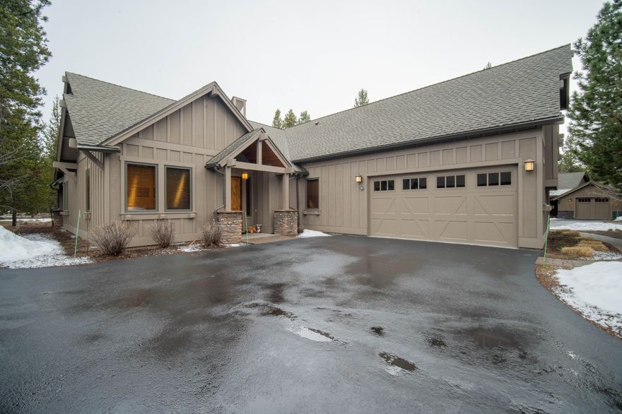 Caldera Cabin 37 offers a luxurious vacation retreat in the heart of Caldera Springs, where you can experience the true lifestyle of Central Oregon with close proximity to Bend, Mt. Bachelor and Sunriver. Built in 2017, this 4-bedroom Cabin features the great room, kitchen, 3 en-suites and a den/flex room on the main level. Off of the dining, enjoy outdoor living on the extended paver patio with a covered portion, BBQ, fire pit and hot tub. Upstairs has a spacious bonus room, separate bunk room and full bath. Steps from your door, enjoy Ponderosa Park, paddling on Obsidian Lake, 9-hole golf, Quarry Pool & Fitness and new dining coming soon to the Lake House. Enjoy exclusive amenities at the new Forest House, set to debut this summer.  Sold fully furnished, this home is a turn-key vacation retreat perfect for gathering and entertaining. Strong performing vacation rental with established rental history.