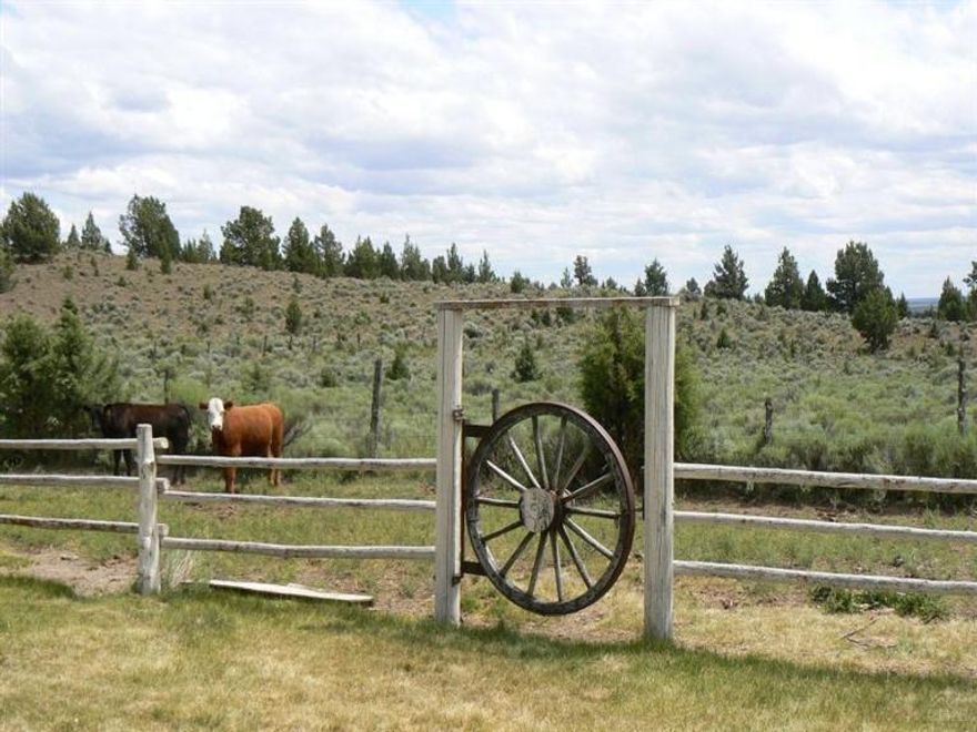 Circle F ranch is a cattle ranch just one hour east of Bend in Central Oregon. It runs across 12,229 deeded acres plus 6,821 acres of BLM/State land currently used for livestock grazing (492 AUMS). Beef is at an all-time high and this ranch is ready with excellent bunch grass, multiple wells, corrals, fenced pastures and a modest home. Make it your own private hunting retreat for deer, elk and antelope. This beautiful ranch includes views of the Cascade Mountain Range. Owned by the same family for 60 years.