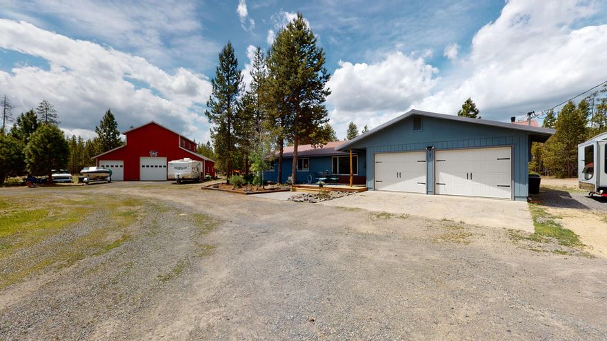 10 acres and a fully updated home, sellers took on this project to make it their forever home and took it back to the studs - life sometimes leads us in another direction you now have the opportunity to own this slice of heaven.  Beautiful rustic home that has more bells and whistles than space allows, you really need to see this to believe it. Custom cabinetry, beautiful hickory floors, river rock accents this home is truly a showcase.  Woodstove in family room keeps this home warm in the winter. Double car attached garage has additional workshop space in it. 42X48 ft Shop with steeple center allowing room for a loft giving you space for all your Central Oregon toys and more. Green house to start your harvest early and continue into the fall. Bunk house can be used for guest sleeping or extra storage - green house is more than meets the eye too heated by dryer vent and brick flooring - back of property has a fence - and property backs up to BLM land