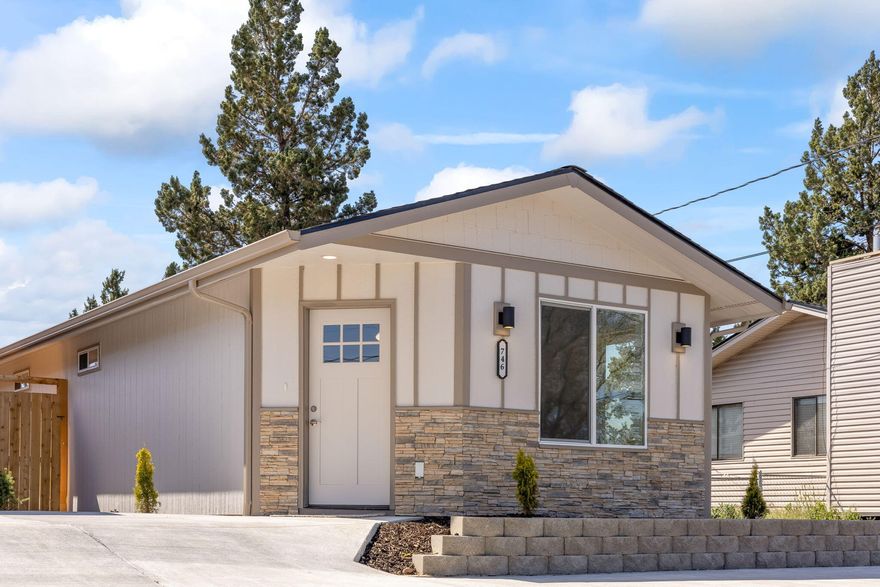 An incredible opportunity awaits with this brand-new 1,152 sq. ft. home—offering modern comfort, smart design, and exceptional versatility. Featuring 3 spacious bedrooms, 2 full baths, and an open-concept living area, this home is ideal for everyday living or as an investment. Whether you're a first-time buyer, investor, or looking to create a multi-generational living arrangement, this property stands out. A nearly identical home is available right next door—perfect for families who want to live close while maintaining separate spaces. With quality finishes such as stainless-steel appliances, quartz countertops, and primary on suite with walk in shower and double vanity in addition to efficient heating/cooling, and all appliances included (washer and dryer too), this move-in ready home offers both convenience and long-term value.