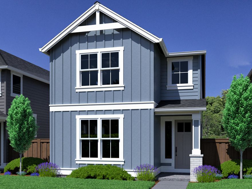 Introducing the Conifer plan at Skyline West by award winning builder, Pahlisch Homes. This beautiful home has all the luxury features you expect from Pahlisch. Upstairs enjoy a spacious loft, secondary bedrooms and a beautiful primary suite complete with sitting area and oversized closet. Homes in this community are crafted with integrity and quality and include high-end features like nine-foot ceilings on the main level, custom built-in cabinetry, engineered wood flooring in entry, great room and kitchen/dining room, quartz island and countertops with full height kitchen tile backsplash, Kitchen Aid Stainless-steel appliance package with gas range, walk-in shower with tile floor and tile surround (primary bedroom only), and smart home integrations. Come enjoy all the excitement that Bend's west side has to offer with shopping, eateries, recreational trails, Mt. Bachelor, and parks close by. Come live, play and enjoy! Photos of similar home as this home is in construction. Specs vary.