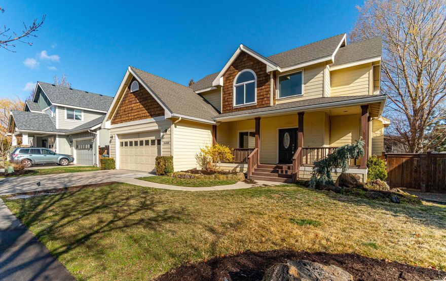 Fresh paint, new carpet and refinished hardwoods!  This fantastic floorplan features 4 bedrooms and a den/flex space! Located in the wonderful Yardley Estates neighborhood, this home has great flow and space with incredible natural light.
Open kitchen with breakfast bar, dining space and stainless steel appliances.
Primary Suite upstairs with soaking tub, plenty of closet space and a private balcony. Three additional bedrooms and bath upstairs.
Lovely backyard space with pavers, deck, water feature, gas fire pit and shed!