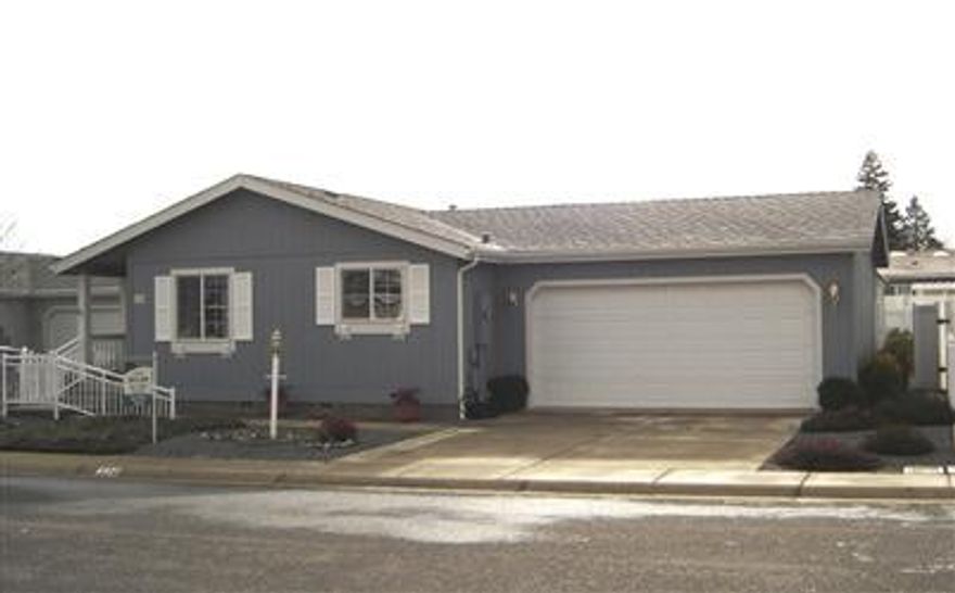 Wonderful home in Miller Estates, a 55+ community. Very well cared for subdivision. All appliances included, washer/dryer & refrigerator stay. Great backyard with shed, ready for that special buyer.Owner will look at all offers!