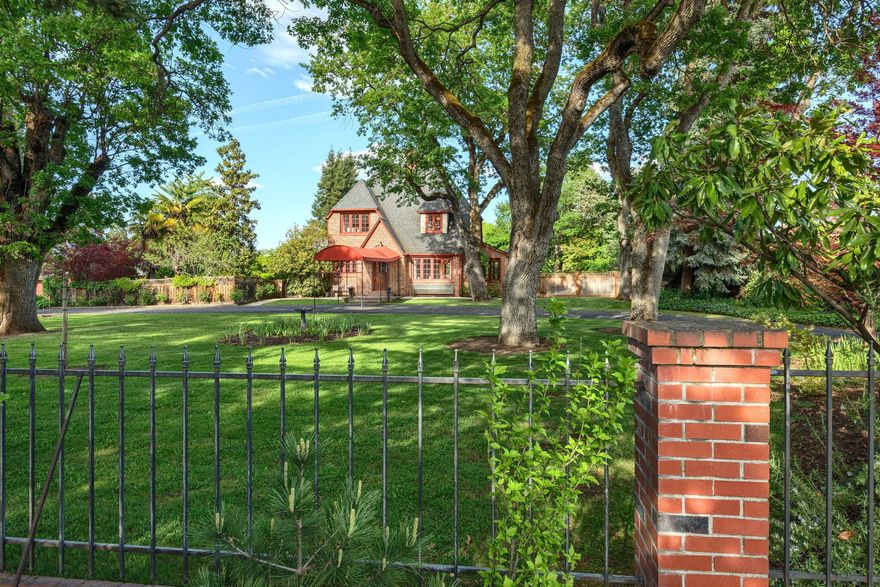 Step into timeless elegance with this stunning Frank Clark- designed French Provincial estate, set on expansive, park-like grounds adorned with mature oaks, conifers, and redwoods. Zoned for commercial use, the property presents a rare opportunity for transformation into a high-end restaurant, boutique office park, or luxury retreat-with ample space for parking and potential expansion. Originally built in 1925 and listed on the National Register of Historic Places, this architectural gem offers 3,648 sq ft across three stories in the main residence, featuring three bedrooms, two full and one half baths, three elegant fireplaces and exquisite period details. An attached 644 sq ft office or guesthouse- with its own fireplace and full bathroom - adds charm and flexibility. Meticulously preserved, this estate can remain a private residence or be reimagined for commercial use. A truly unique opportunity to own a piece of history with endless potential.