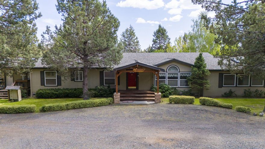 Imagine coming home to your personal paradise down a quiet cul-de-sac in McKenzie Estates just outside of the desirable City of Sisters. This home offers a generous 3169 sqft of living space with 10ft vaulted ceilings. 4 bed/2 bath plus den/additional bedroom. Formal dining, great, and living room with an extra large laundry room and entertainment deck. This home is ready for your personal touches! 36 x 40 shop with loft, easy access for parking with 220 V & 30 amp service for RV. Surrounded by both grass and natural vegetation, with mature trees makes the setting absolutely beautiful. You will have to see for yourself, although you'll never want to leave. Great for a home business or hobby enthusiast. Plenty of space for toys, horses, livestock or just extra elbow room.