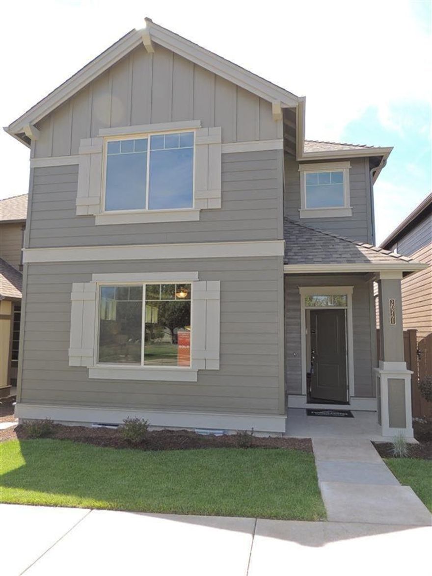 The popular award-winning Conifer plan on a corner lot to start construction soon. Brand new home in Bend w/the quality Pahlisch is known for-stainless steel appliances, laminate wood floors, solid surface Chroma quartz counters (even in baths) w/under-mount sinks, extra attention given to allow for tons of natural light & much more. Home features 3 bedrooms, 2.5 baths and a large loft that makes a great play room, additional living/bonus area or office. Model home is open 12-4 Thurs-Sun.