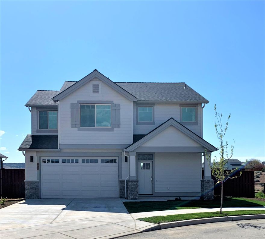 Introducing the long-awaited Ochoco Pointe Phase 3 release, built exclusively by award-winning Pahlisch Homes: This beautiful new two-story Clearwater floorplan has 1,985 SF of quality finishes such as quartz countertops in the kitchen and baths, under-mount sinks, solid Alder cabinets, luxury vinyl plank flooring, a gas fireplace and a covered back patio. Featuring 4 bedrooms and 2.5 baths. All bedrooms are upstairs, as is the utility room. You may personalize this home's interior design selection from our twelve lovely classic packages if you purchase this home before sheetrock installation. Upgrades are available but expire over time. Amazing neighborhood amenities include adult and children's swimming pools, parks, play area, sports court, & Ochoco Pointe community walking path in the protected wetland reserve with direct access to over 620 acres of public walking trails. New floorplan so photos are not available; colors & specs vary. Clearwater 2-A-1985-2-GL.