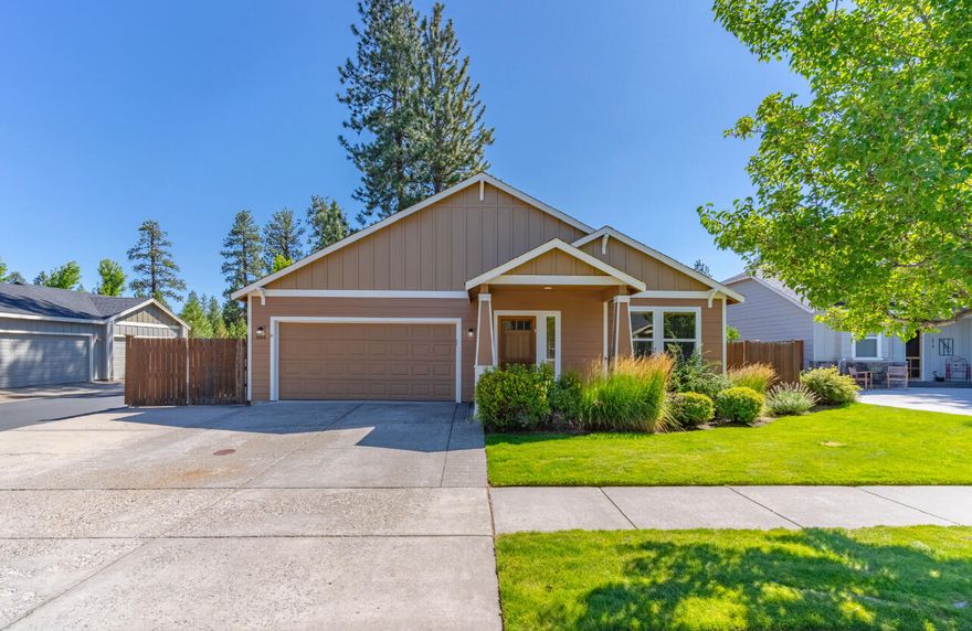 Welcome to this Sisters oasis! This single level home boasts new exterior paint and is nestled on a corner lot at the Village @ Cold Springs. Large great room that flows into kitchen with breakfast bar and dining area. Private master suite in one wing with walk in closet. Brand new hot water heater! UGS. Monthly HOA fee. RV/boat pad and fully fenced backyard with Mountain View's. Come take a look!