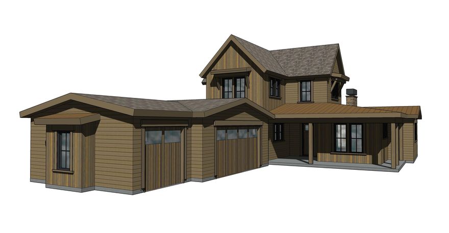 Another amazing home from KD Construction. This level, corner lot in Discovery West (phase 3) backs to common area and will be a prime location for this home. The covered front porch opens through the foyer and into the living room, gourmet kitchen, and dining room providing a true great room feel. Primary Bedroom on the main level features a large walk in closet, and a private den or sitting area. Another den on the main level would function well as an office. Upstairs you will find a generous sized bonus room along with 2 bedrooms and a full bath. The over sized 3 car garage compliments the home and the Bend lifestyle perfectly.  This property will be fully landscaped and fenced. Discovery West is a thoughtfully designed neighborhood, providing residents with conveniences like restaurants, shops, parks, schools and trails nearby. Pedestrian-friendly streetscapes and patios invite neighbors out of their homes, resulting in less reliance on vehicles.