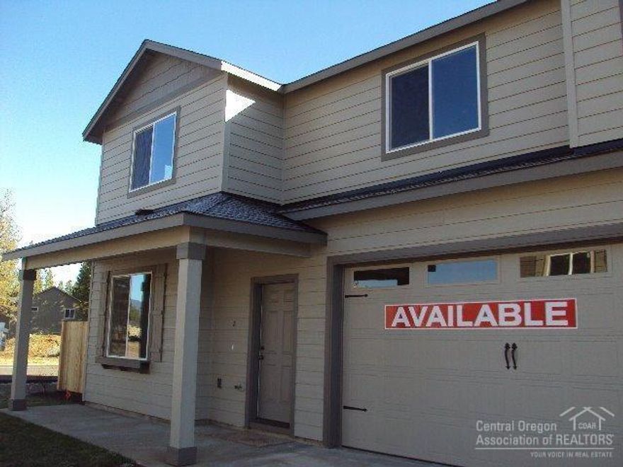 The Teton Duet is the perfect home for those in search of room and comfort in a two-story plan. Upgrades include: 8' tall garage door, den option, propane fireplace with flatwall, 4 craftsman trim, wood wrapped windows great room area, oil rubbed bronze hardware, added windows, A/C heat pump, fencing and more. This home is attached on the garage side to another Teton duet. Backyard and one side yard only. Move in ready!