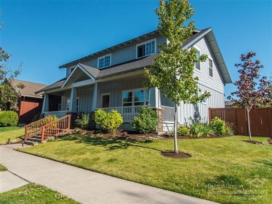 A hard to find family home with 2 master bedrooms (1 on the ground floor), a huge family room & office, making this home perfect for an extended family. The home sits across the st from Harvest Park and has built-in book cases, gas fireplace, brkfast bar, central vacuum, On Q Smart Home Technology, central AC, lg front & back decks, on a corner lot, fenced back yard and a water feature! Exterior was painted in 2013 & back deck re-stained in 2015. To top it off, a Home Warranty is included for the buyers