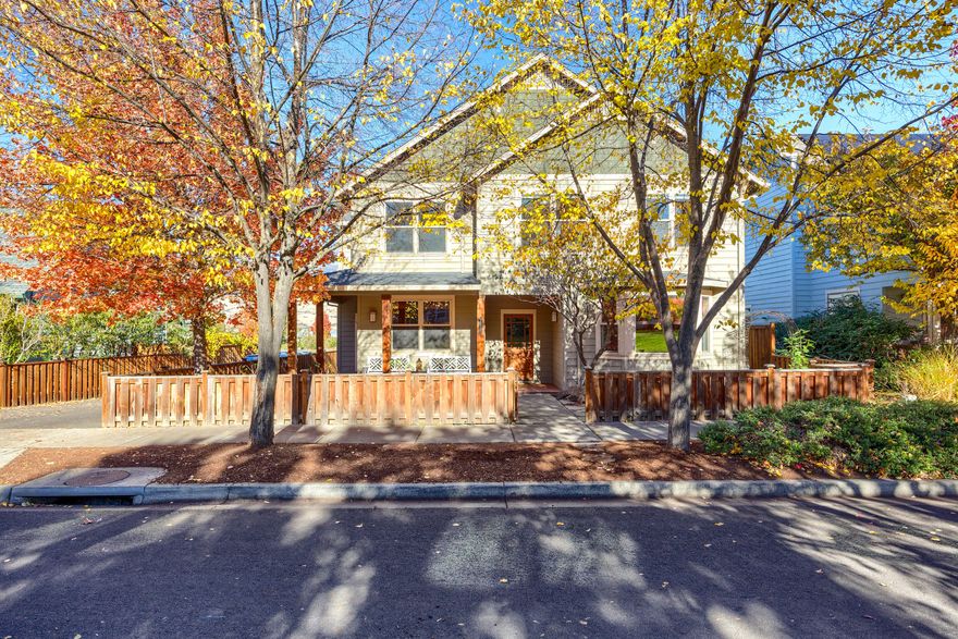 Enter your front yard with a soothing boulder water feature & front porch to relax and chat with neighbors. At the homes entrance you are greeted with slate flooring, an office with bookcase, & an additional flex room for any crafts or hobbies that you might enjoy. Your light filled living room with a vaulted ceiling includes large picture windows giving access to the beautiful views of Grizzly Peak. A cozy gas fireplace that will hold you mesmerized & cozy on those cool fall/winter nights. Your Island kitchen is complete with granite counters, walk-in pantry, & breakfast bar & a formal dining room. Upstairs are 3 very large bedrooms & 2 full bathrooms. The primary bedroom provides you with uninterrupted mountain views & an extra-large walk in closet. Dual vanity sink & ample counter-space bathroom will ensure that you won't be bumping into anyone else. A fenced backyard with deck and more mountain views. Across the alley is a gardening berm with raised beds, fruit trees & bushes.