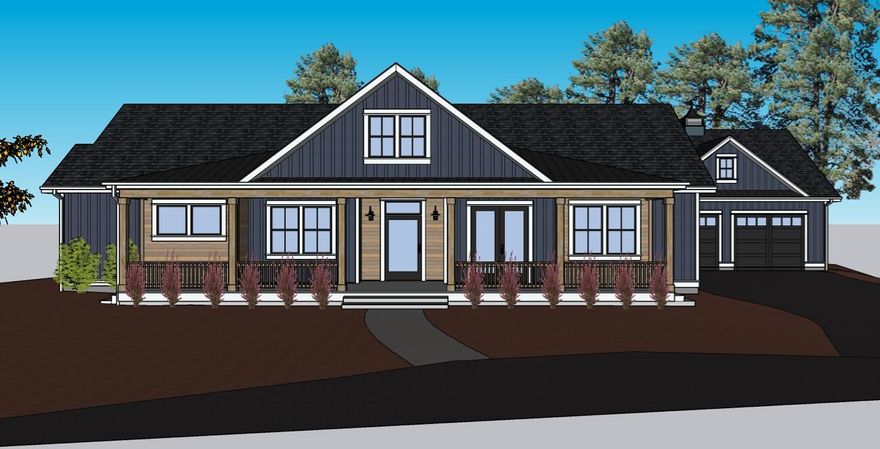 Come build your dream home in Coyote Springs where you will discover the best of in-town living with a natural, wooded setting! This prime cul-de-sac lot is the perfect opportunity to create the ultimate basecamp your Central Oregon life.  Literally at your doorstep are the Sisters Athletic Club, Creekside Park, & vibrant eateries and shops that perfectly capture the Western spirit of the town. Proposed house plans by acclaimed Jason Todd call for a single-level Farmhouse-style design intentionally designed to maximize privacy & south-facing light. The plans also incorporate a 1036sf garage for all your gear/toys plus two ensuites, 10-foot ceilings, dining room with French doors, & a spacious gourmet kitchen overlooking the living room. Accompanying landscape plans make this package ready to submit for city's planning approval with your preferred builder and streamline the building process. This is truly a remarkable opportunity to turn your Central Oregon dreams into reality!