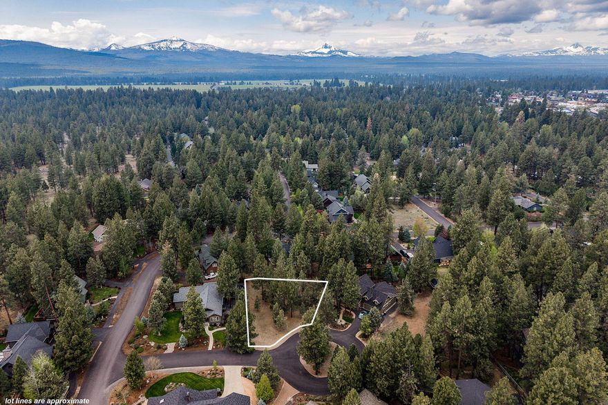 Come build your dream home in Coyote Springs where you will discover the best of in-town living with a natural, wooded setting! This prime cul-de-sac lot is the perfect opportunity to create the ultimate basecamp your Central Oregon life.  Literally at your doorstep are the Sisters Athletic Club, Creekside Park, & vibrant eateries and shops that perfectly capture the Western spirit of the town. Proposed house plans by acclaimed Jason Todd call for a single-level Farmhouse-style design intentionally designed to maximize privacy & south-facing light. The plans also incorporate a 1036sf garage for all your gear/toys plus two ensuites, 10-foot ceilings, dining room with French doors, & a spacious gourmet kitchen overlooking the living room. Accompanying landscape plans make this package ready to submit for city's planning approval with your preferred builder and streamline the building process. This is truly a remarkable opportunity to turn your Central Oregon dreams into reality!