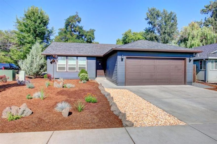 Here is the opportunity you have been waiting for. Fantastic 3 bedroom 2 bath 1279 sqft home featuring a wonderful floorplan with vaulted ceilings and open kitchen with pantry, great corner lot and beautiful low maintenance landscape with sprinkler system and raised garden beds. Oversized back patio with cover and ceiling fan. Hurry on this one as it won't last long.