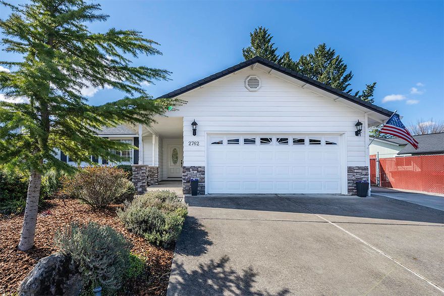 An absolute DOLL HOUSE! This immaculate single level home will delight you from start to finish. Completely updated and cosmetically redone in 2015. Updates include newer siding, windows, roof and a large .24 acre lot with gorgeous landscaping. New flooring, doors, light fixtures, Corian countertops & more! Vaulted ceiling in the great room with picture windows and a french door overlook the trees, gardens and water feature in the large backyard. Enjoy this yard under the covered patio and another seating space. All appliances and a 5 burner gas range/oven are less than 2 years old and all included. This home is handicap friendly and also boasts a large RV parking area. Convenient, quiet location in an established neighborhood, close to schools, shopping, airport and medical.