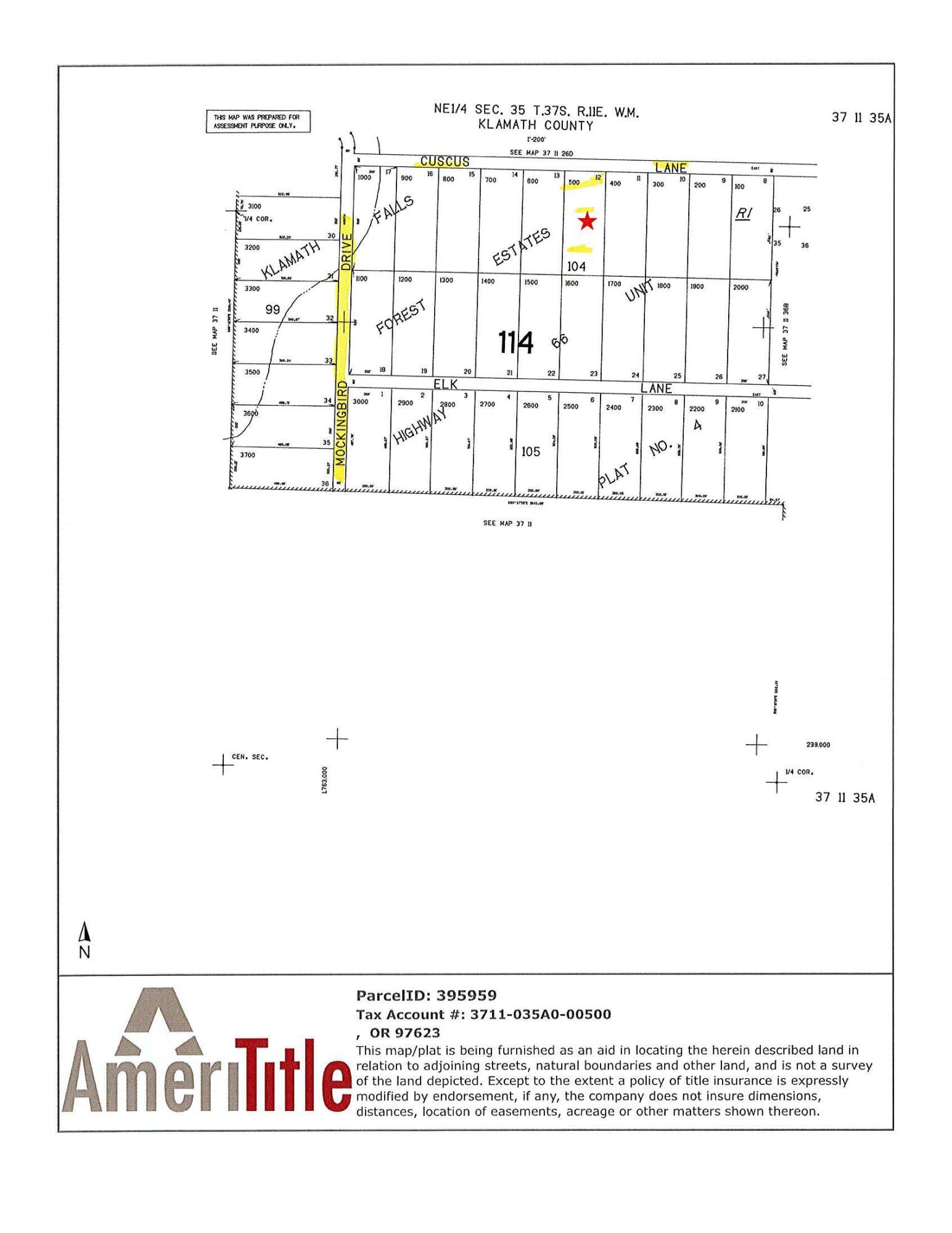 Klamath Falls Forest Estates Hwy 66 Unit Plat 4 - Land