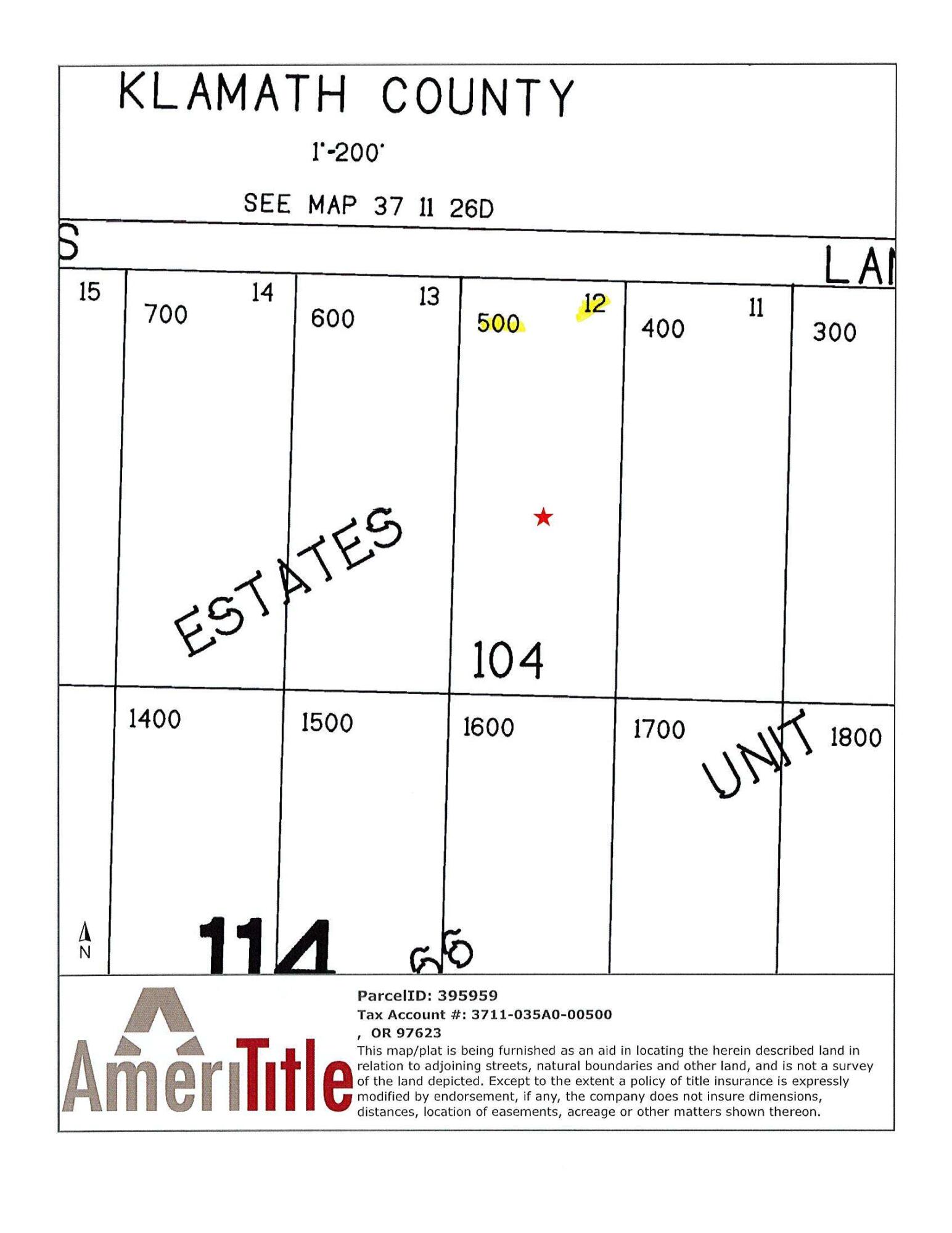 Klamath Falls Forest Estates Hwy 66 Unit Plat 4 - Land