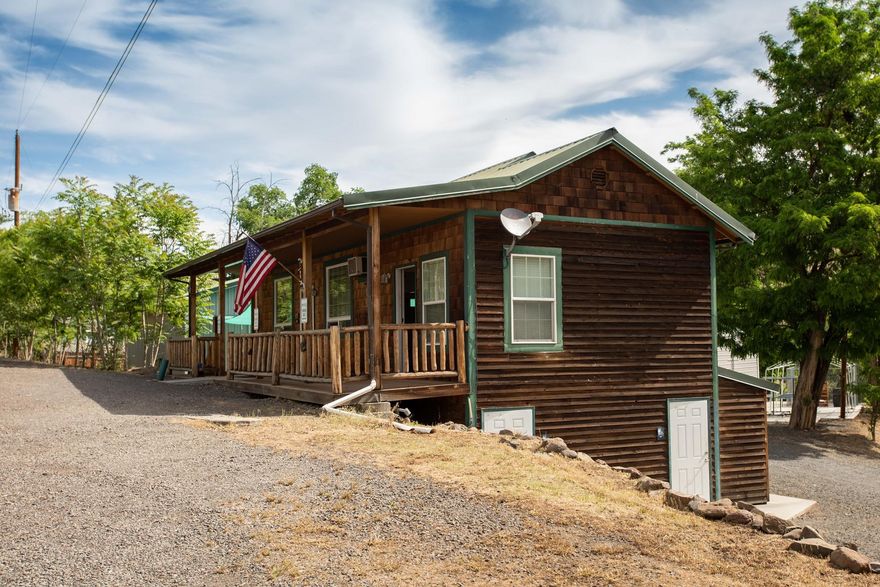 Fantastic Maupin Oregon Commercial property for sale! Currently leased to a successful rafting company. Ideal for the investor and/or a future Maupin business location. Property can easily accommodate a live-work situation with it's 1,812 sf apartment/office and two spacious 1,440 sf shops. Great location with HWY 197 road frontage and close proximity to the river. Zoned Recreational Commercial for many potential uses and in Wasco CTY Joint Enterprise zone. Maupin is nestled on the beautiful Deschutes River conveniently and frequently accessed from Portland, The Dalles, and Bend. Spectacular canyon scenery, world class fly fishing, hunting, rafting, cycling, and much more draw enthusiasts year-round to this friendly small town. Call/email listing agent for more info.