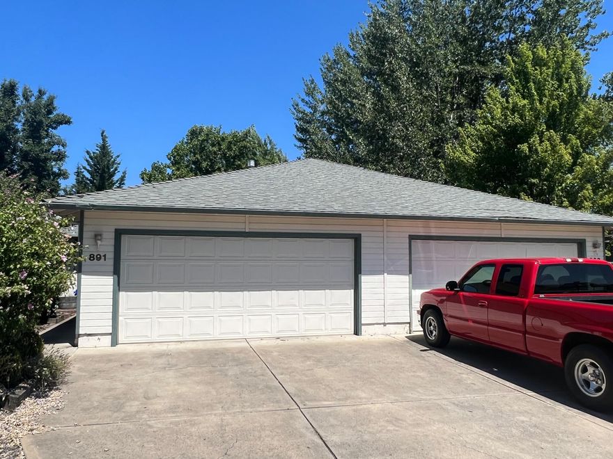 Great investment opportunity.   Long term tenants that desire to stay.  Clean & well maintained duplex. Each unit has 2 bedrooms plus office/den and 2 baths.  2-car attached garages. Covered patio with mature landscaping and sprinklers.