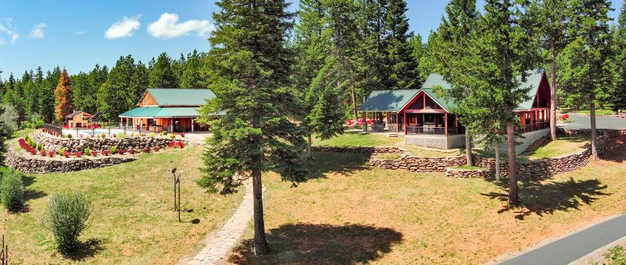 Southern Oregon Dream! Land on your heli pad and be instantly home on your 20 acre luxury estate! Beautiful views of Mt. McLoughlin & Shasta! Access to public land, featuring horse, hike & atv trails. There is something for everyone! Near Lily Glen Equestrian Park, Hyatt, Howard Prairie & Lake of the Woods! Powered by a state of the art solar/battery backup system & 2 diesel generators, never without power! Gorgeous heated salt water inground pool, multiple fire pits, immaculate climate-controlled barn w/ full bath, outdoor shower & kitchen! Stunning Chalet w/ 3 bedrooms & 3 full baths, gourmet kitchen w/ high end appliances, gas cook top, exquisite cabinetry & island. Beautiful living room w/ vaulted ceiling, fireplace, radiant tile floors & soaring windows to enjoy views and natural light. Plus deck with outdoor kitchen. Acreage fenced/cross fenced & water to the pastures! Enjoy winters snowmobiling/skiing! Ashland is just 30 mins away to enjoy fine dining & award-winning wineries!