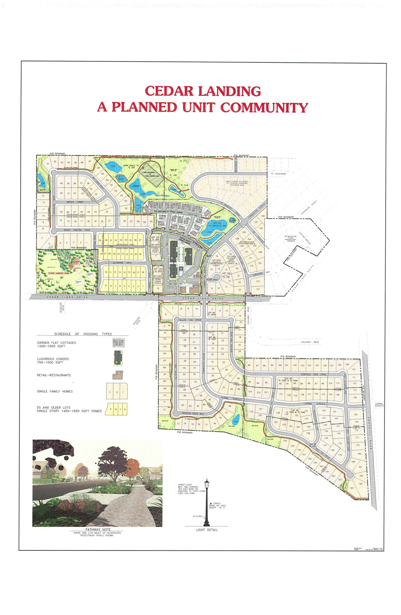 High Cedars Subdivision, Phase 3a - Land