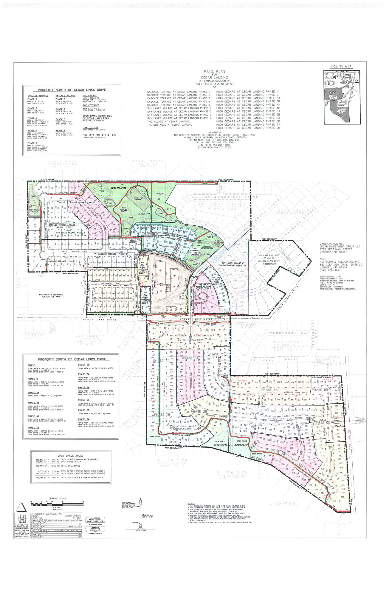 High Cedars Subdivision, Phase 3a - Land