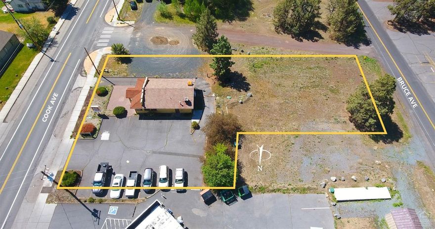 Former site of El Caporal Restaurant and located just off Highway 97 on Tumalo's main commercial cooridor. The current building could be used for office and retail with minor improvements. A restaurant would trigger the need for a mini sewer treatment system that would cost upwards of $300,000 which makes it difficult for the property to be a restaurant in the future. The land is a good candidate for a redevelopmental play.