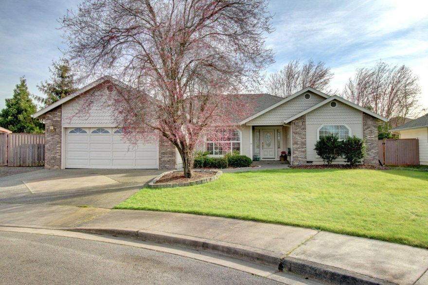 Priced for immediate sale and below market value for the area and square footage. Located in Larson Creek Estates this 2107 sq. ft., single level 4 bedroom 2 bath is on a quiet street in a great neighborhood. Close to everything like shopping, medical services, restaurants and Centennial golf course. The home has high vaulted ceiling ceiling giving it a really grand feel when you enter the home. Formal dining area, hardwood flooring and carpet in the main living area. Gas fireplace in living room. The floor plan is split with master on one side and 3 bedroom and main bath on the other side. The home is being sol AS-IS for the list price. This will not last make an appointment with your agent to tour this home before it is gone!!