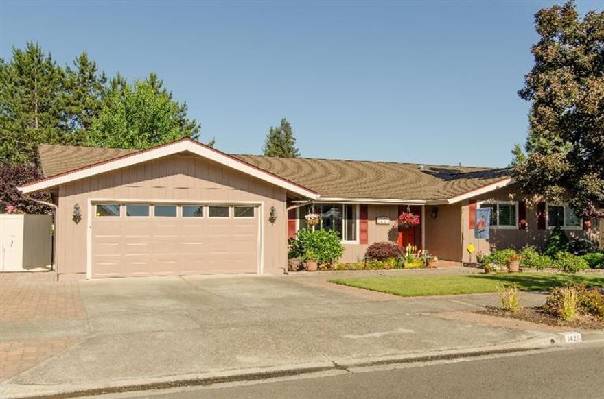 Absolutely immaculate 4 bedroom home that has had the same proud owners since 1984. Tastefully updated and upgraded throughout! For example, a complete custom kitchen (that opens to spacious family room with large brick fireplace )with upscale appliances; remodeled bathrooms with granite countertops; solar tubes for added natural light... Formal dining room. Recent paint, roof, and handsome vinyl fence with concrete column/posts... A Spool - combination in-ground pool and spa with waterfall graces the beautiful park-like backyard setting. Raised bed garden area. A generous use of brick pavers provide extra parking in front and dress up both the front and back yards... All that and more... Asking only $300,000. Don't miss out on this one - call your Broker NOW for a private showing.