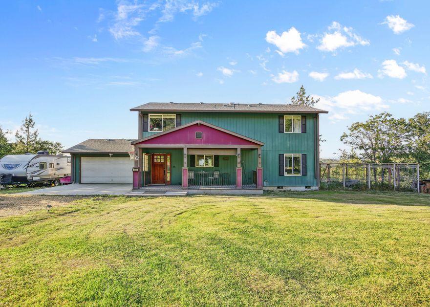 Want your own slice of country paradise? This amazing property offers you the rare opportunity for complete solitude and all the fresh air you could want. Featuring a large two-story deck with views and plenty of room to garden, you'll enjoy the benefit of a view from your hot tub with some actual usable space for hobbies. There is a nearly complete large water feature ready for the final touches to complete your oasis. Inside, with 2,080 sq ft of space and 3 bed 2.5 baths, there is plenty to raise a country family. The kitchen is very functional and features a large walk-in pantry. Upstairs you'll find spacious bedrooms that feature great views of the surrounding country. Schedule a tour today!