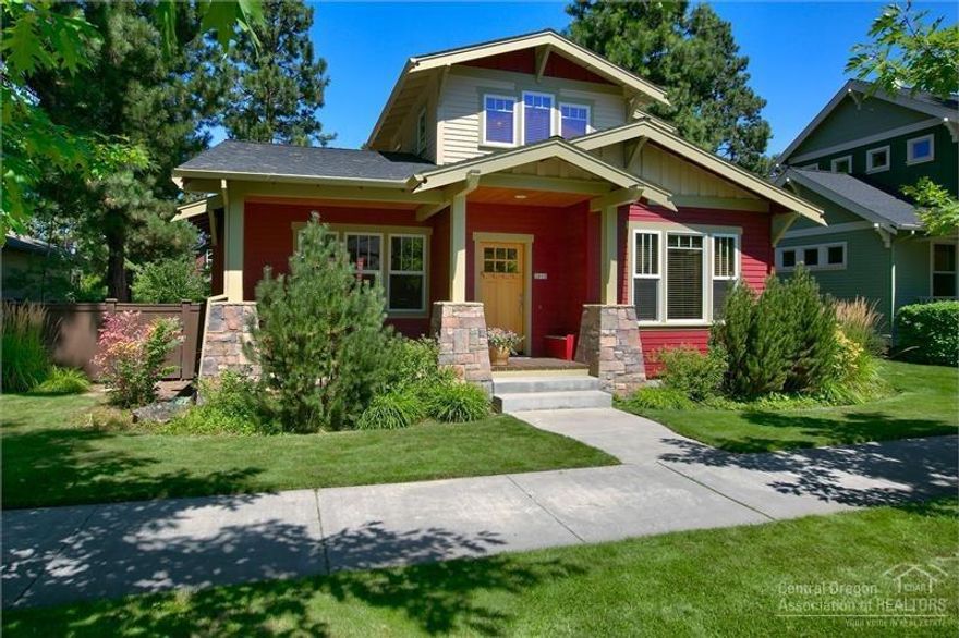 Few homes in NWX capture the essence of Bend quite like this home. Incredible details & craftsmanship throughout are unmatched w/a wonderful floor plan, lg. kitchen, vaulted living rm.,easy access to outdoor living. Professionally designed expansive yard fully fenced w/irrigation, large covered deck, oversized garage w/commercial strength shelving. Extras-AC, furnace HEPA filter, electronic wall safe, surround sound, located kitty corner to open space for privacy. Welcome home to beauty & tranquility.