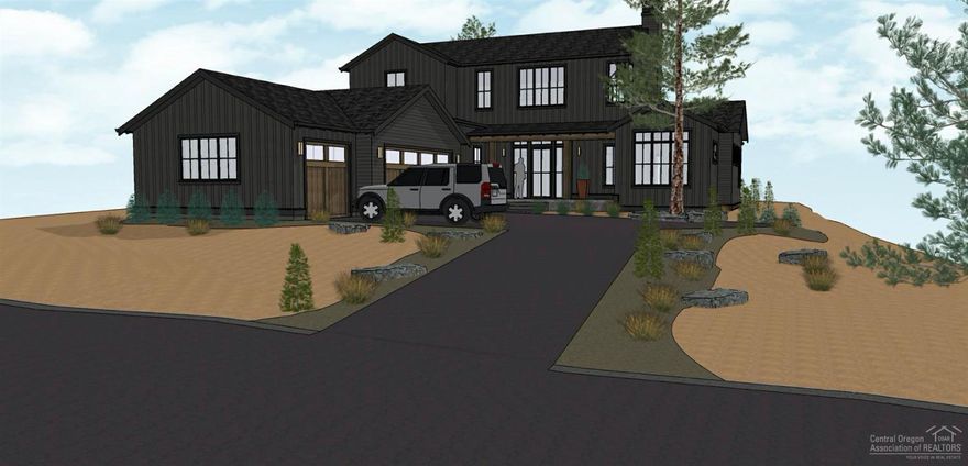 Beautiful Farmhouse style home by Structure Development NW in Tetherow. Golf membership included. Open floor plan with great room with gas fire place and private study. Ample natural light with large wood clad windows and high ceilings. Plank oil finished and brushed Oak hardwood floors throughout main living areas. Spacious kitchen with professional series appliances, large island and walk-in pantry. Custom cabinetry and slab quartz counters. Contemporary high end lighting and plumbing fixtures. Master suite on main featuring tile curb-less shower, soaking tub and large walk-in closet. Spacious bonus room, 2 bedrooms with walk-in closets and full bath upstairs. Expansive outdoor living area with covered patio backing to common area and oversized 3-car garage. Earth Advantage certified.