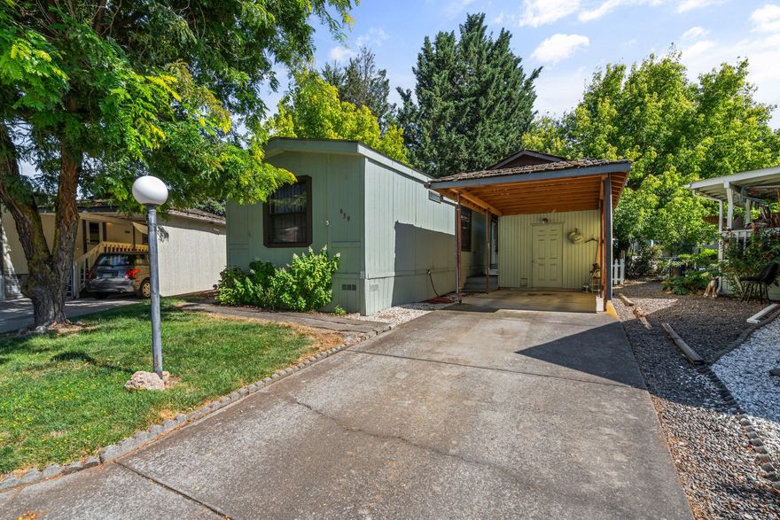Great opportunity to own this 2-bedroom, 2-bath manufactured home located in an all-ages park! The home features a spacious deck, storage shed, and a well-maintained exterior. While it could use some interior updates, it's perfect for a small family ready to make it their own. The community offers great amenities including a clubhouse, pool, and tennis court. Small pets are welcome, Don't miss the chance to make this home yours and add your personal touch!