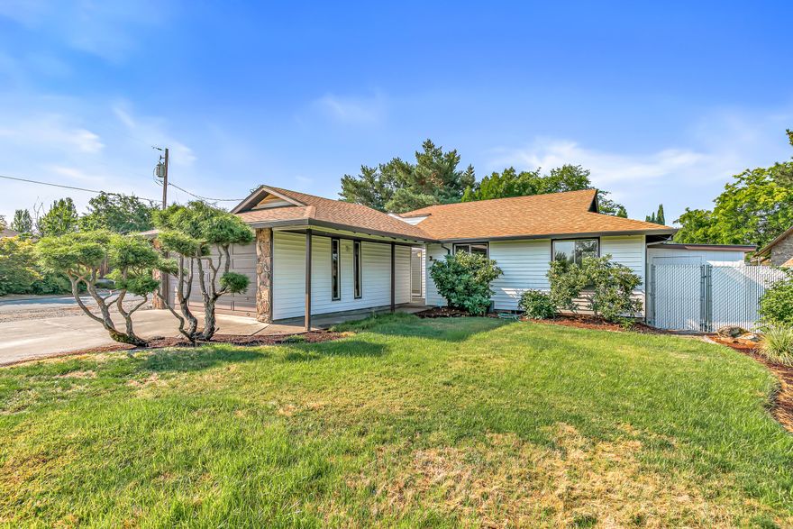 Many opportunities abound in this well-maintained 1332 sq. ft. ranch with 3 bedrooms and 2 baths. The spacious living area has a mix of easy-care laminate flooring and new carpet.   A fireplace and heat pump will keep you warm in the winter and provide A/C for summer. The heat pump, roof and water heater were replaced in 2020, and a new dishwasher was installed 6 months ago. Vinyl siding makes up-keep easy so you have time to spend on projects in the 2 car garage or 14'X14' workshop (wired and insulated). Added storage is available in an enclosed 8'X12' storage area. Plenty of room for entertaining on the private, large shaded patio. Your RV will be right at home too with easy access to the 50' deep-graveled parking area with utility hookups. All this is available on a very private lot well back off McAndrews. Tour it today before it goes away.