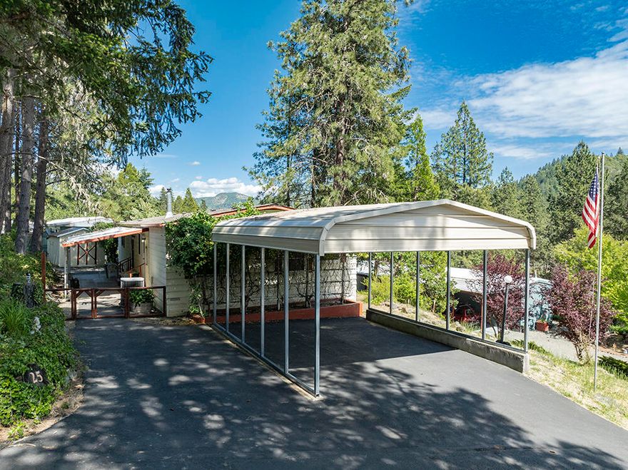 Welcome to this well kept 1979 Fleetwood manufactured home nestled in the Rogue River Mobile Estates, an exclusive 55+ community. This lovingly maintained home features 3 bedrooms, 2 bathrooms, and 1440 square feet. You'll appreciate the layout that has been designed for both comfortable living and entertaining. Recent updates are: a new kitchen backsplash, interior painting, and more! There is plenty of storage throughout the home, and a pellet stove to supplement your heating needs.  There's also a sizable laundry room, with a utility counter and storage. Enjoy the low-maintenance yard with plenty of room for a small pup; it is perfect for relaxation, gardening or socializing.  Outside you'll also find blueberries, strawberries, grapes, and more! Call today!