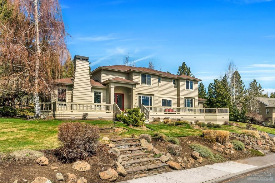 Spectacular Hillside park home, with wraparound front porch for indoor and outdoor entertaining. Perfect views of Pilot Butte for July 4th fireworks. Sub Zero fridge, Wolf range, and beautiful marble island countertop. Phenomenal open kitchen into the great room with a fireplace and wrap around windows. All 4 bedrooms upstairs with en suite bathrooms. Downstairs boasts an additional office and den/playroom/reading room with a fireplace. No fences allowed, and sellers have already installed an in ground electric fence for dogs.