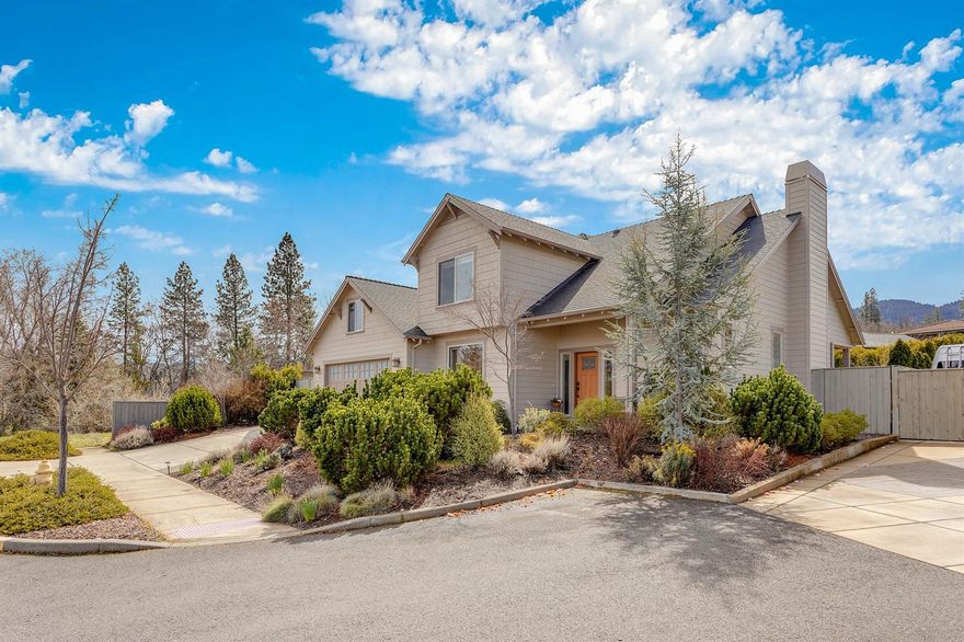 This spacious, well-designed home sits at the end of a short lane with no thru traffic and is located next to city open space. You'll love the gracious floor plan with an open concept, tall ceilings and an abundance of natural light throughout. Well laid out kitchen with quality built-in appliances, lots of cabinetry and Quartz countertops overlook the living room and dining area w/ door leading out to the beautifully landscaped backyard patios. Large main level master bedroom suite has luxurious bathroom w/ dual vanities, jetted tub, heated floors and walk-in closet. Upstairs you'll find an additional 3 bedrooms, one of which is quite large and versatile (currently an art studio w/ a view). Home has efficient dual heating system, solar hot water heater, central vac, tons of storage, an oversized garage and the list goes on. Great central location, close to hiking trails, grocery stores and within the sought after Bellview School attendance zone. This is a great house!