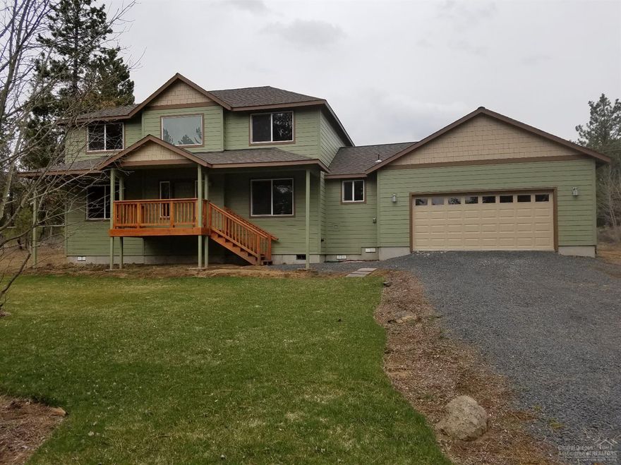 A Close to Nature Place to Live! Minutes to Sunriver, Mt Bachelor, Cascade Lakes, Community Access Trail & Big Deschutes River. Be the 1st to reside come take a look inside. Two Story entry, open floor plan Great Room, Dining to Kitchen, Den/Office 1/2 bath & Master on main. Solid granite counters, Hickory cabinetry, hardwood, tile & carpet flooring. Spacious laundry room w/Garage entry. Take it upstairs, guest beds, full bath & huge bonus room. Enjoy The Central Oregon Life Style. Your New Home Awaits You!