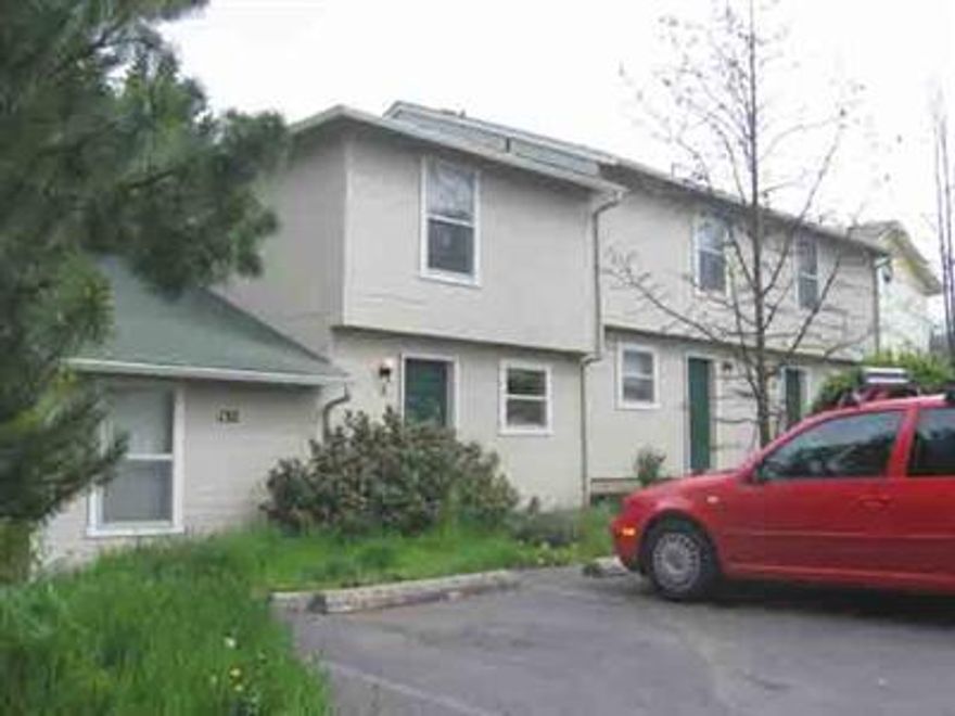 Flag lot off Mountain St. Nice quiet setting, 3 units up & down, 1 unit down. 3 units are 2bdrm, 1.5ba. Single story is 2bdrm/1ba, low maintance. Privacy backyards. Parking for 8 cars plus guests. Recent high quality paint inside and out. Very well kept. Living room sliders to yards. Oak cabinets in kitchen. Zonal heat in all units. All units have washer & dryer. Hookups plumbed to outside. Possible condo conversion in the future.