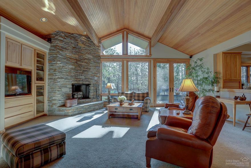 Back on Market! Sunrise Village,Single Level,Double Master,Almost One Acre backing to Canyon,Park Like Setting,Three Car,Separate Shop,Expansive Great Room w/Massive Wall of Windows,Formal Office,Alder Cabinetry Throughout,2 Stone Fireplaces,Huge Mahogany Entertainment Deck w/Hot Tub,Pro Kitchen w/Granite,Formal Dining w/Granite Side Cabinetry plus Kitchen Dining,Two Pantry w/ Wine Storage,Master Opens to Private Deck/Hot Tub, His/Her Closet w/ Built-Ins,Oversized Glass Block Shower,Low Maintenance Yard.