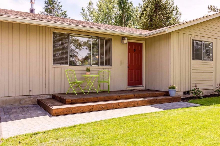 This sweet & charming home is centrally located. Just minutes from the Old Mill, Costco, Pilot Butte & Larkspur Trail. Hard to find close in home on .48 of an acre provides plenty of space for garden, chickens, family, pets & toys! New paint, carpet & trim throughout. Mudroom w/powder room is ideal for shaking off the dirt. Newer SS appliances in kitchen. Beautiful engineered hardwoods in kitchen, great room and dining room. Perfect if you're just starting out or ready to downsize and simplify life.