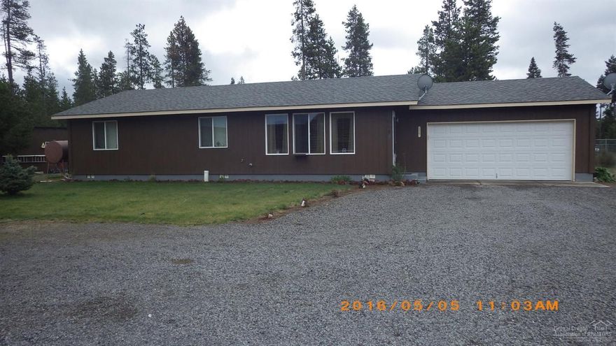 Good location, low property taxes, this 3 bedroom, 2 bath house on 1 acre. New flooring in kitchen & dining area. Double car garage is completely finished, it could be used as a 4th bedroom. House was painted last summer. RV cover has power close to it and their is an RV clean out on the property, just not next to the RV cover. Property is fenced. Easy to see only need 2 hour notice.